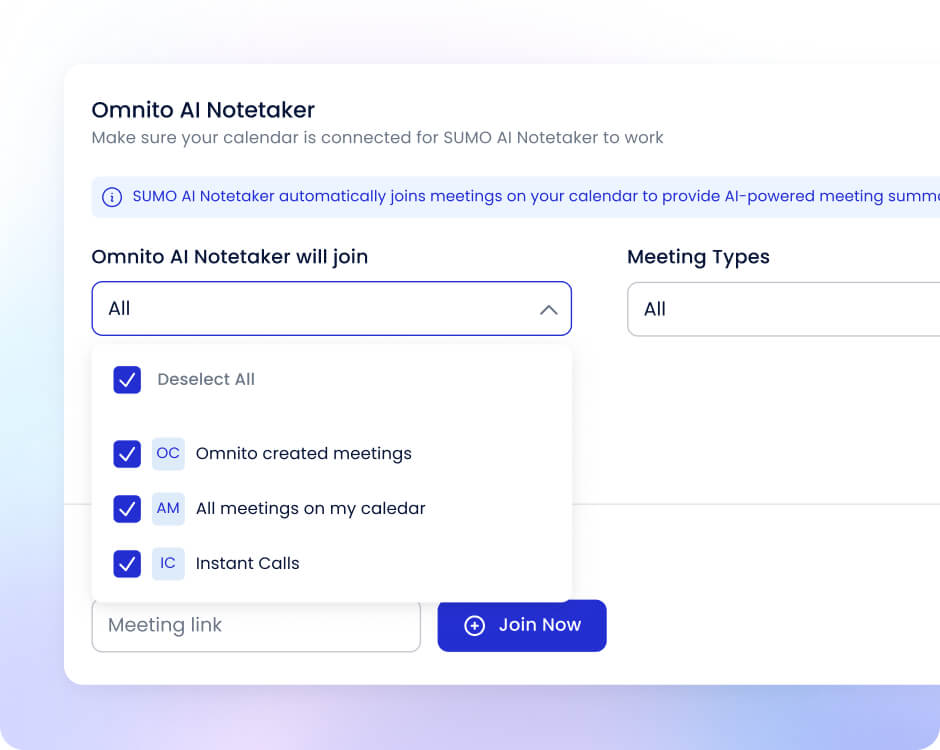 Control How Notetaker Joins